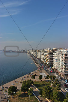 Thessaloniki waterfront Greece