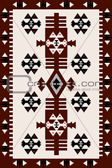 Carpet with Hungarian motifs