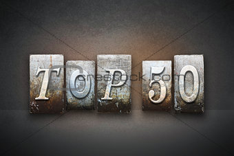 Top 50 Letterpress