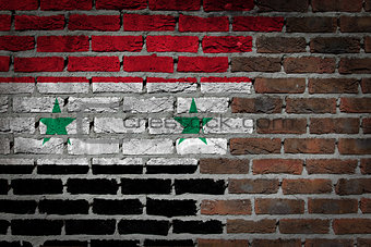 Dark brick wall - Syria