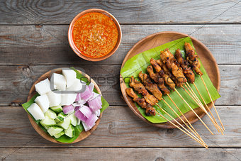 Malaysian chicken sate