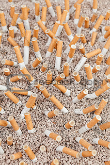 Cigarettes chaos from above