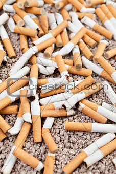 Fallen cigarettes chaos