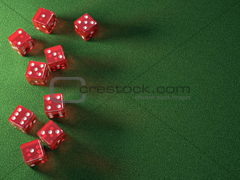 Red Dice Green Table