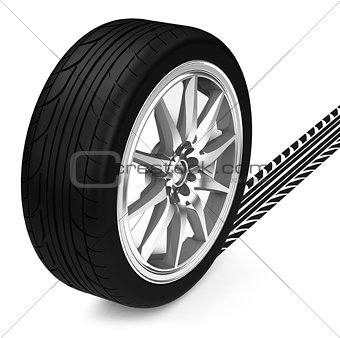 The car tire