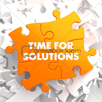 Time for Solutions on Orange Puzzle.