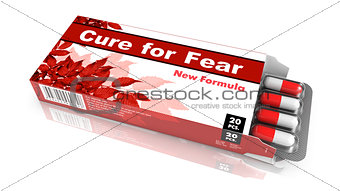 Cure for Fear - Blister Pack Tablets.