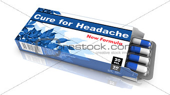 Cure for Headache - Pack of Pills.