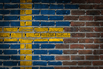 Dark brick wall - Sweden