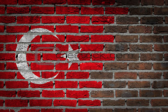Dark brick wall - Turkey