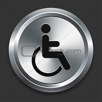 Disabled Icon on Metallic Button Collection