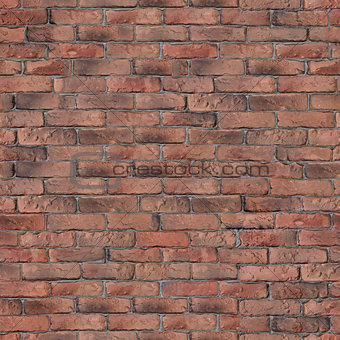 Old Red Brick Wall Texture.