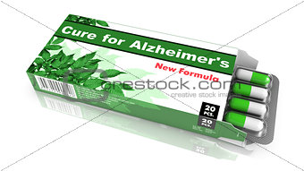 Cure for Alzheimers - Pack of Pills.