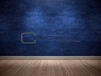 Blue Room Wall