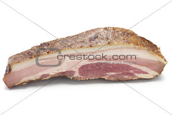 smoked bacon block