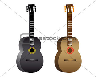 two guitars