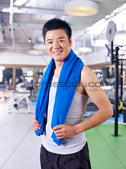 man in gym