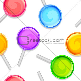 Color lollipops pattern.