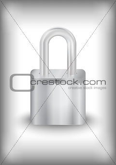 Padlock with background