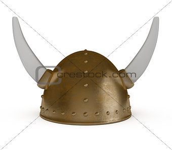 Viking Helmet isolated on white