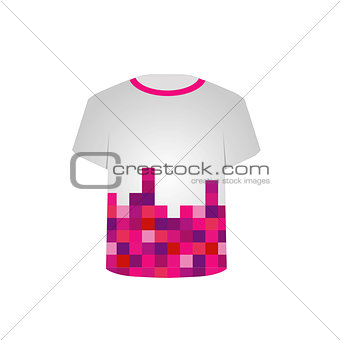 T Shirt Template-Pixel art
