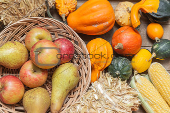 Autumn fruits