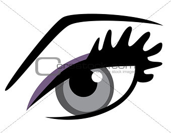 Eye With Long Lashes