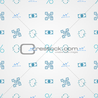Monochrome vector background for internet banking