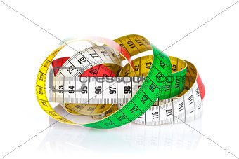 Colorful measure tape