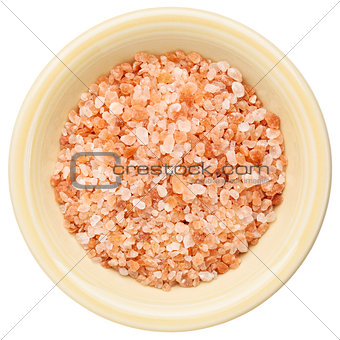bowl of Himalayan salt 