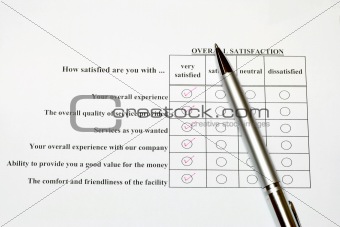 How satisfied are you survey