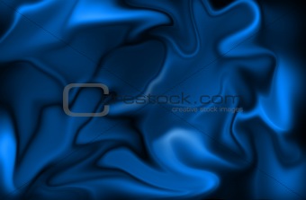 Blue silk veil
