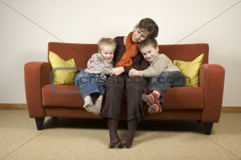 Mother And Two Sons 4