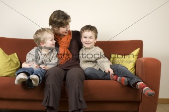 Mother And Two Sons 6