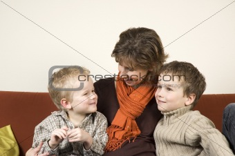 Mother And Two Sons 2