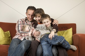 Family On A Couch 3