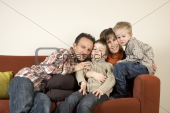 Family On A Couch 4