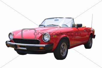 Small Red Convertible