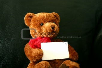 Teddy With Card
