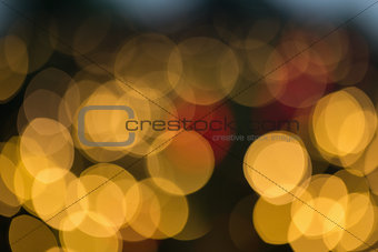 Defocused shot of blurry lights