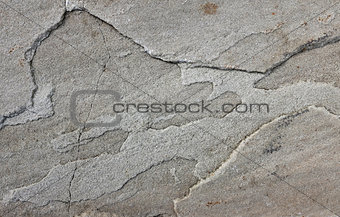 Uneven grey sandstone slab