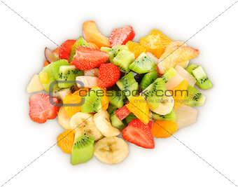 fruits isolated on a white background