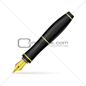 Pen isolated on white