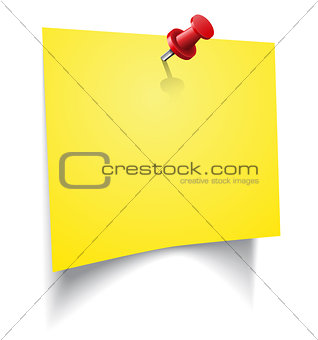 Yellow sticker