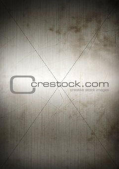 Silver rusty brushed metal background texture