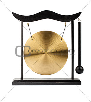 Decorative bronze gong