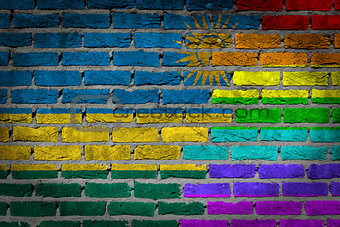 Dark brick wall - LGBT rights - Rwanda