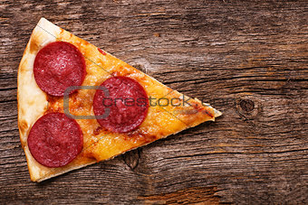 Delicious pizza on the table