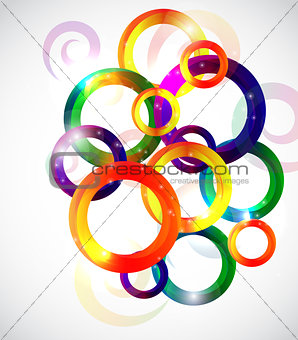 Abstract Bright Background Vector Illustration