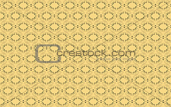 cream and yellow background with black design